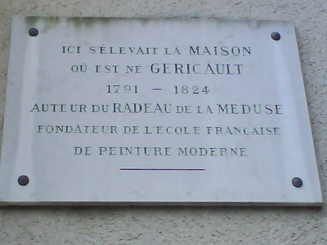 Plaque Géricault